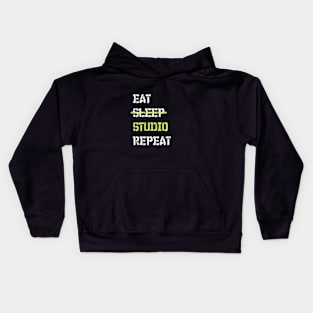 Eat Sleep Studio Repeat Architecture Kids Hoodie